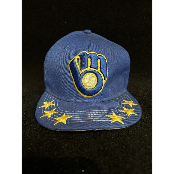 New Era Other - Milwaukee Brewers New Era Snapback Hat/Cap Embroidered Rare 6 Star